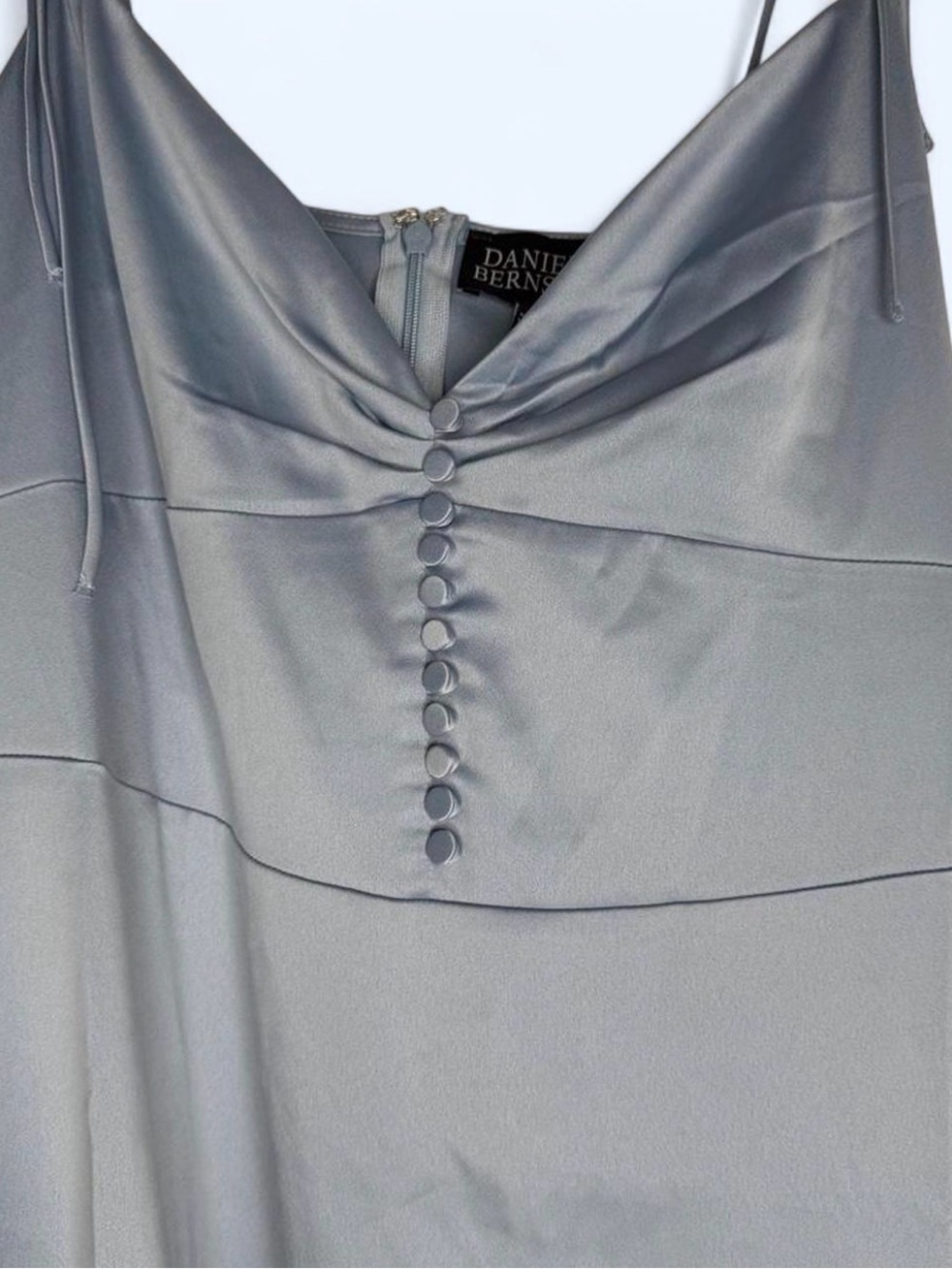 NWT. Danielle Bernstein Slip Dress in Sky Blue. Size 10. New with tags, unworn! - Picture 9 of 11